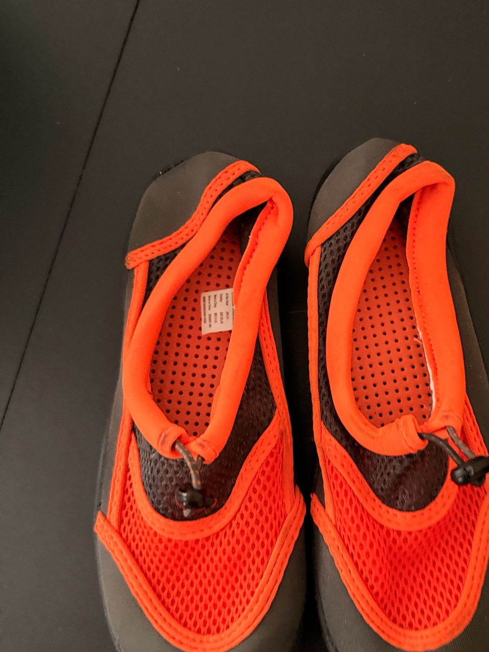 Kids Water Shoes - Bright Orange Mesh